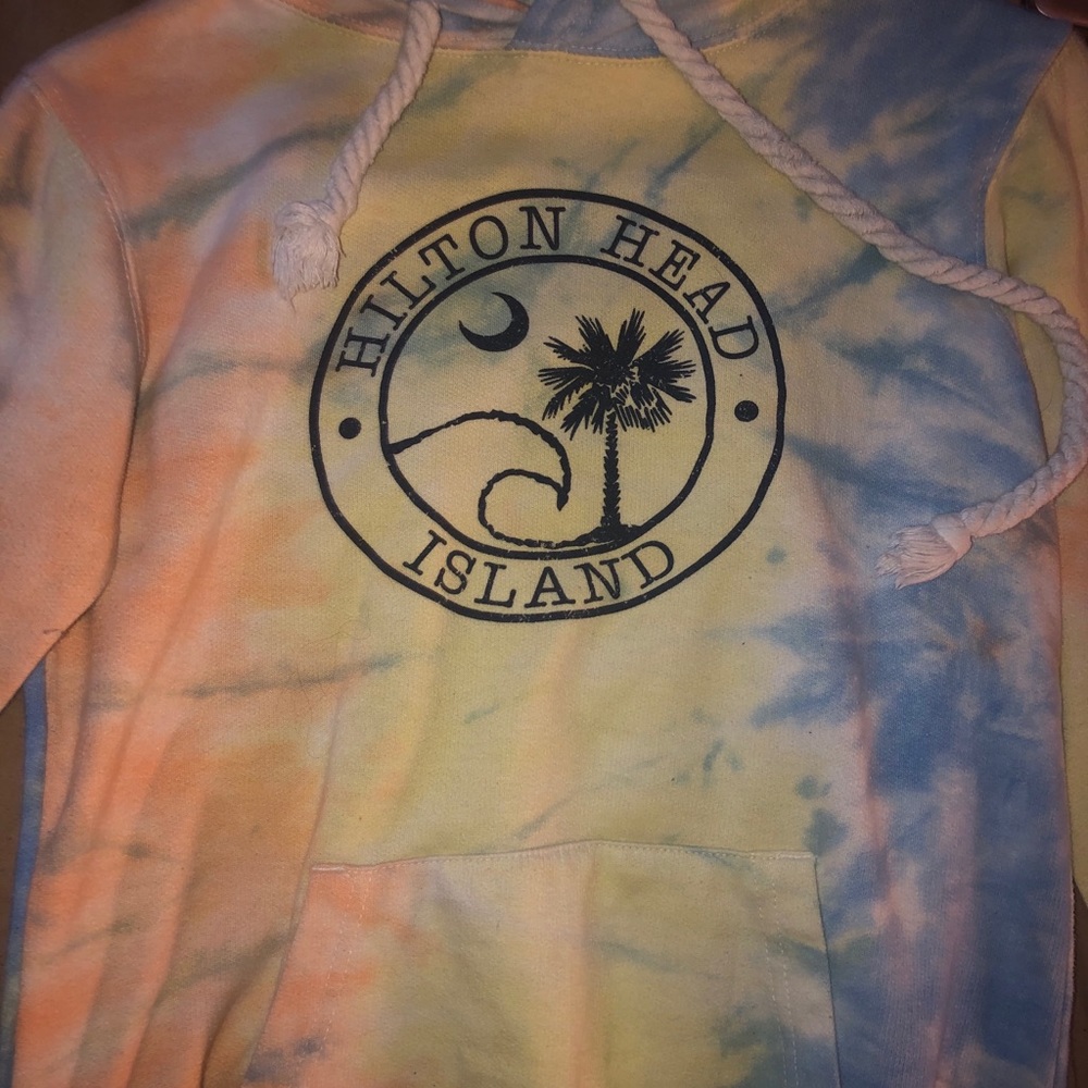 Hamilton head island tie-dye hoodie